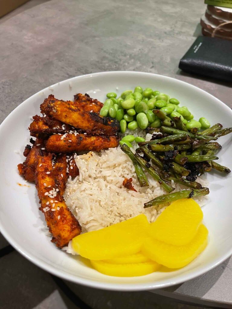 gochujang tofu fries